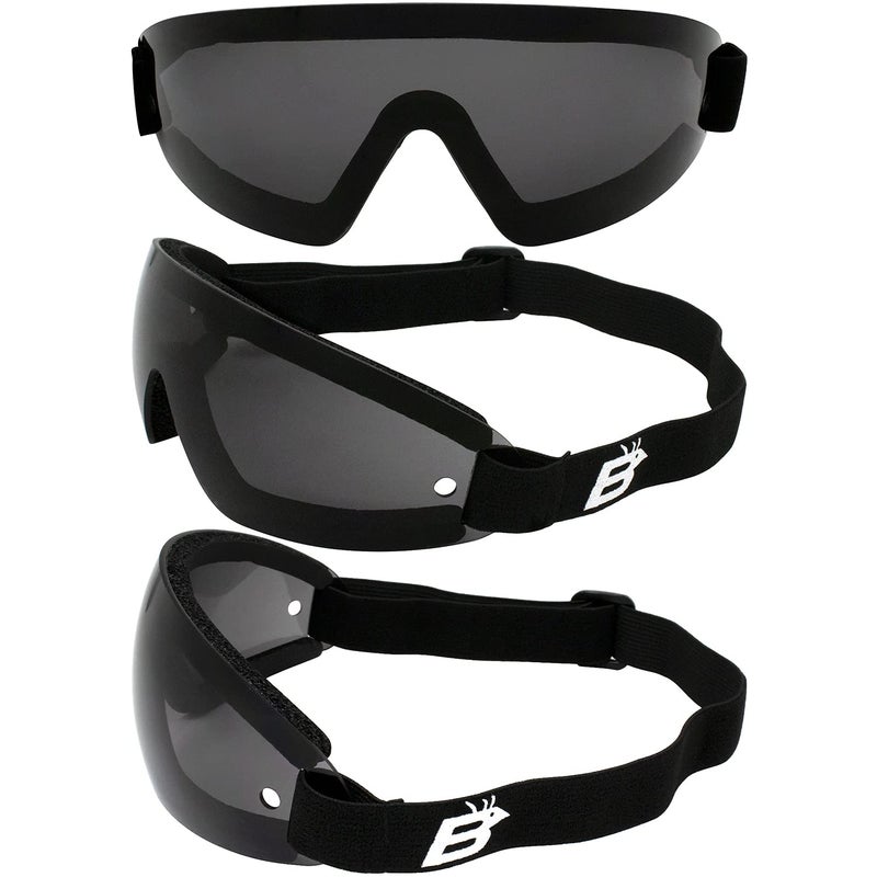 Birdz Eyewear Wing Series Goggles (Clear, Blue, Yellow, Smoke Lens) - Set of 4 - Image 3